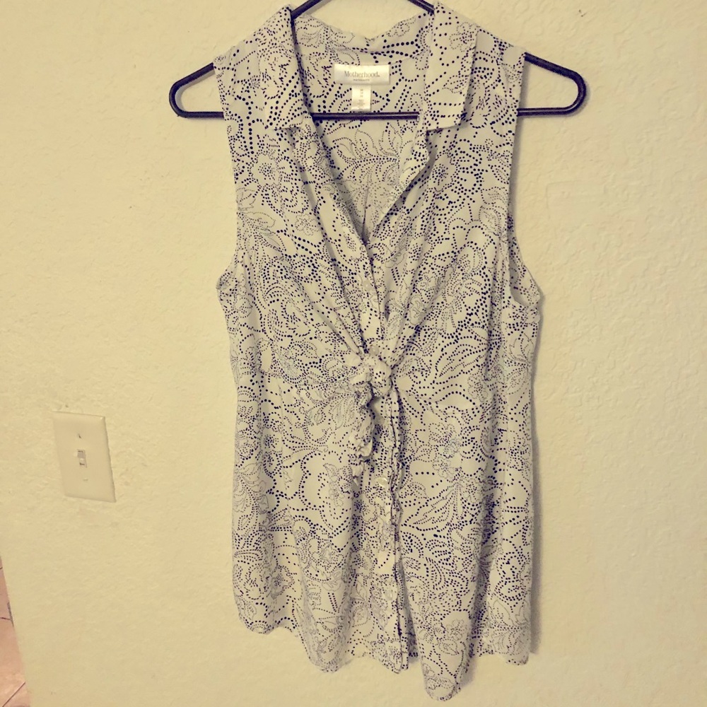 Motherhood Maternity sleeveless blouse